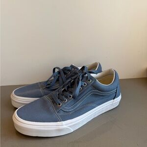 Men's Blue Canvas Old Skool Vans